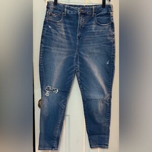 American Eagle The LU(X)E Jean Curvy Hi Rise Jegging 16 Short